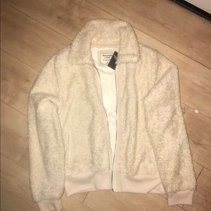 New Abercrombie and Fitch Sherpa women jacket